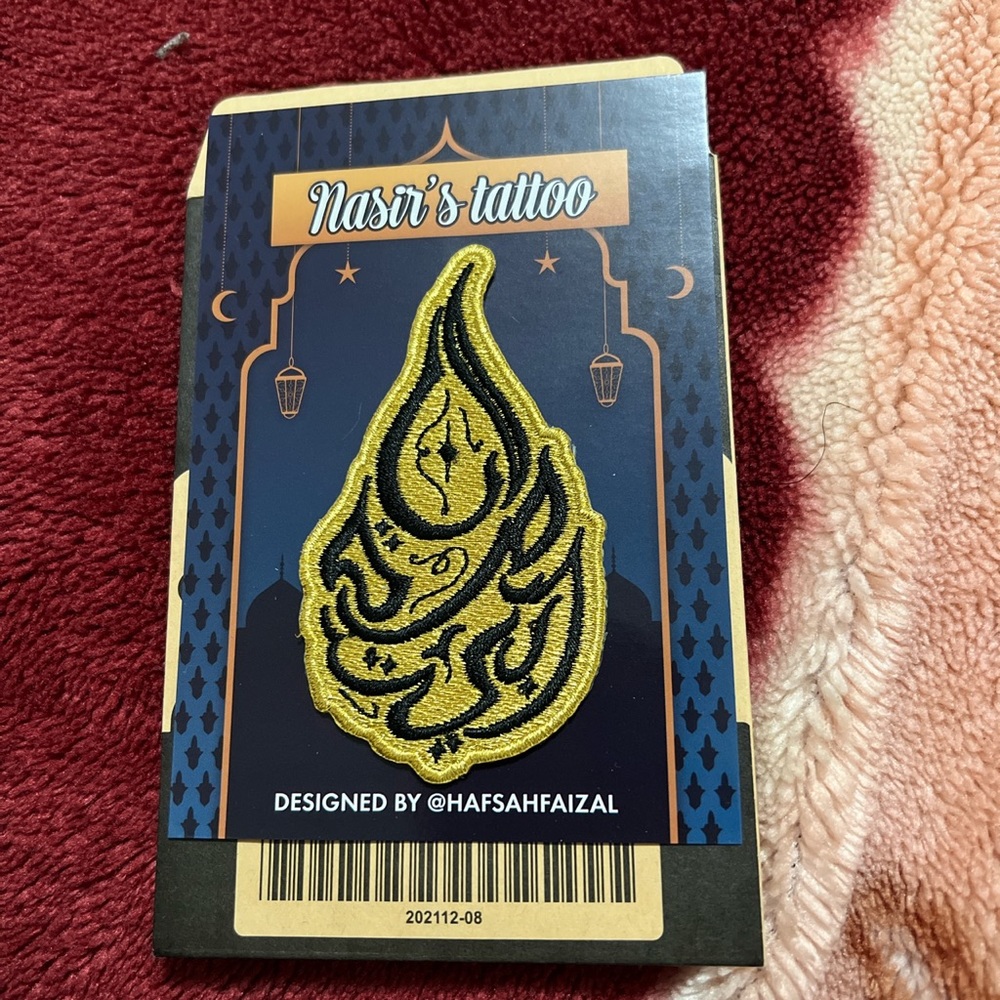 Fairyloot Fairyloot We Hunt The Flame Hafsah Faizal Nasir’s Tattoo Iron On Patch